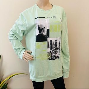 Men long sleeve shirt Sz L